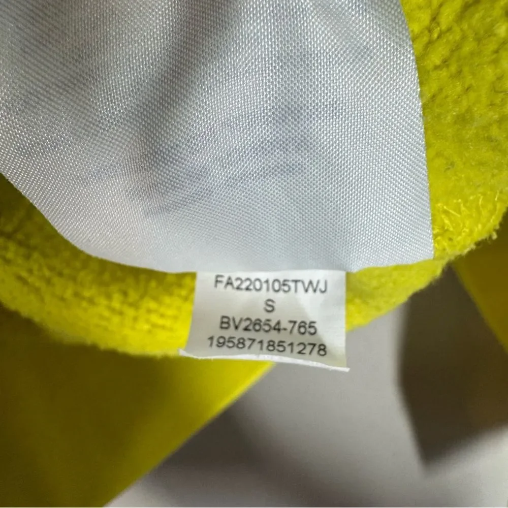 Nike Sportswear Club Fleece Hoodie Sweatshirt Neon Yellow Men’s Small BV2654-765